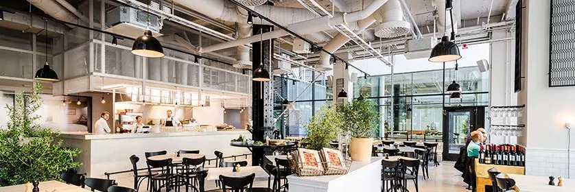 EMC易倍助力斯德哥尔摩的法国工业风餐厅Usine