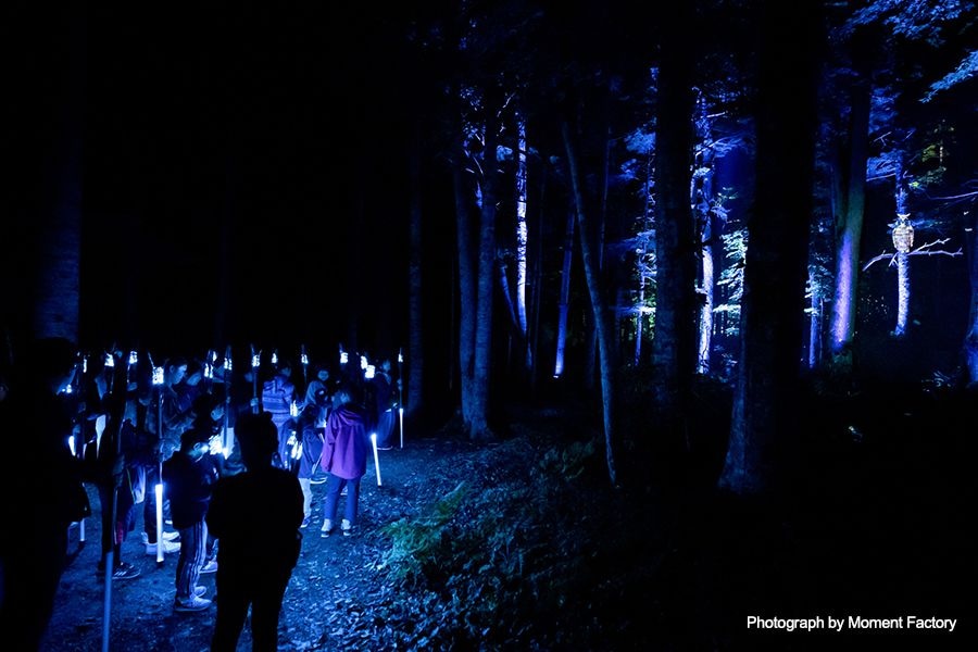 案例｜EMC易倍为壮观的Kamuy Lumina魔法夜行旅游项目提供配乐设备