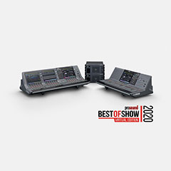 RIVAGE PM5和PM3数字混音系统，实力斩获IBC 2020 Best of Show大奖